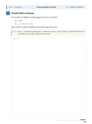 Daily practice booklet: A Level Question Page