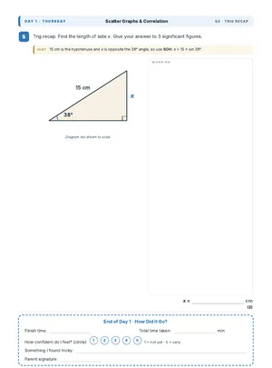 Daily practice booklet: Questions and End-of-Day Check